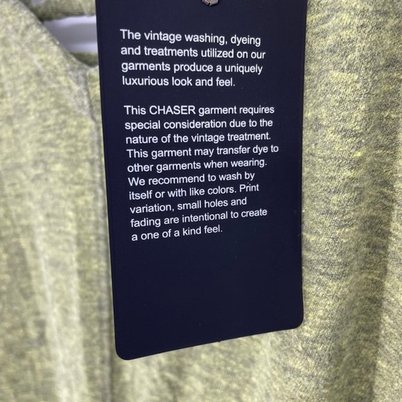 Chaser Green Tank with Strap Detail on Back Cinch Waist Size Medium L38 - Picture 3 of 4